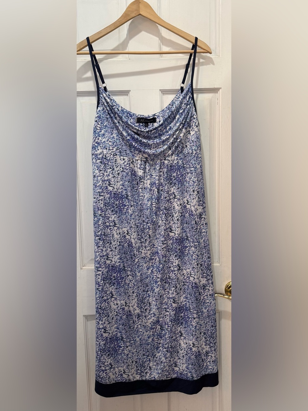 Anne Klein Adjustable Spaghetti Strap Slip Dress/Nightie Size Large